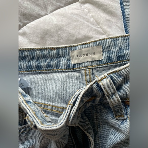NEVER WORN PacSun Eco Light Blue '90s Boyfriend Jeans 00 high waisted jean - Picture 5 of 6